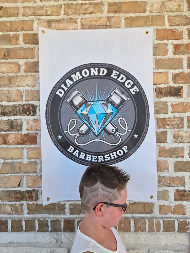 Diamond Edge Barbershop haircut